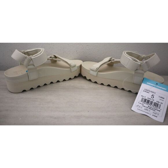 Reef CJ5946 Women's Sz 5 Vintage/Ivory Cushion Rem Hi Platform Sandals - Picture 11 of 16